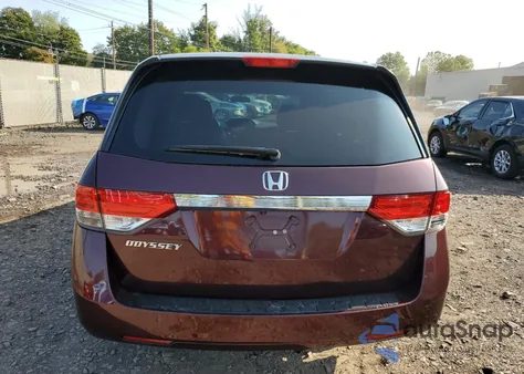 2014 Honda Odyssey Ex z USA, uszkodzony, nr VIN 5FNRL5H4XEB065658